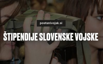 Štipendije Slovenske vojske za šolsko leto 2025/2026